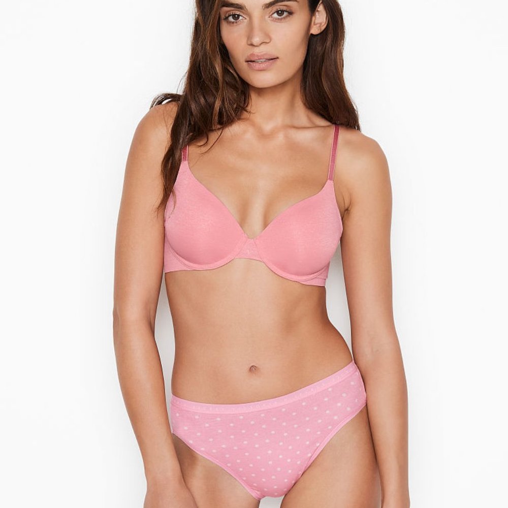 VS High-Leg Brief Stretch Cotton NWT L - Picture 3 of 12